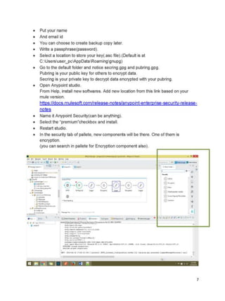 Implementation of pgp in mule esb 8 | PPTX