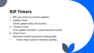 Update Periodik Rip implementation of rip with explanation . | PPTX