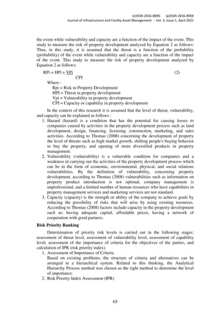 Implementation Of Risk Management In Property Projects | PDF