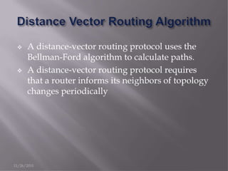 Implementation of routing algorithm for client
