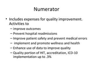 Implementation Of The Minimum Medical Loss Ratio | PPT
