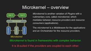 Close Microkernel Database Engine Implementation Patterns: the high-level design of system components | PDF