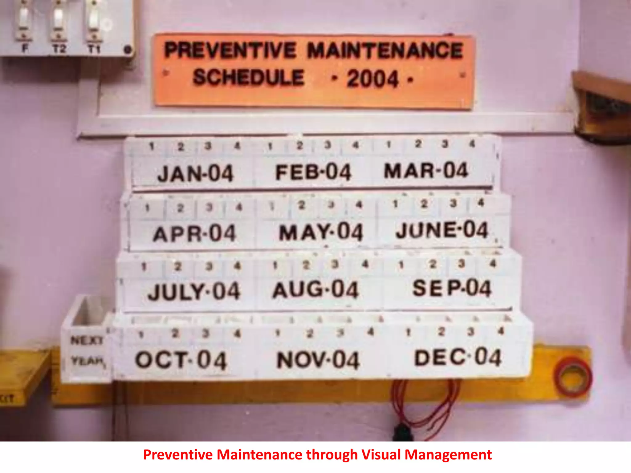 Preventive Maintenance through Visual Management
 