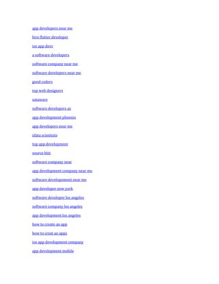 app developers near me
hire flutter developer
ios app devs
a software developers
software company near me
software developers near me
good coders
top web designers
sataware
software developers az
app development phoenix
app developers near me
idata scientists
top app development
source bitz
software company near
app development company near me
software developement near me
app developer new york
software developer los angeles
software company los angeles
app development los angeles
how to create an app
how to creat an appz
ios app development company
app development mobile
 