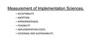 Implementation science | PPTX