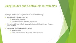 Implementation web api | PPT