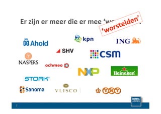 Er	
  zijn	
  er	
  meer	
  die	
  er	
  mee	
  ‘worstelen’.	
  




2	
  
 