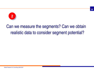 Implementing a Segmentation Strategy | PPT | Marketing and Advertising ...