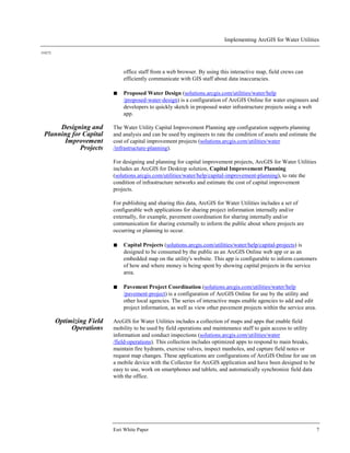 Implementing ArcGIS for Water Utilities | PDF