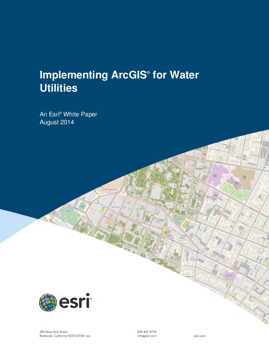 Implementing ArcGIS for Water Utilities