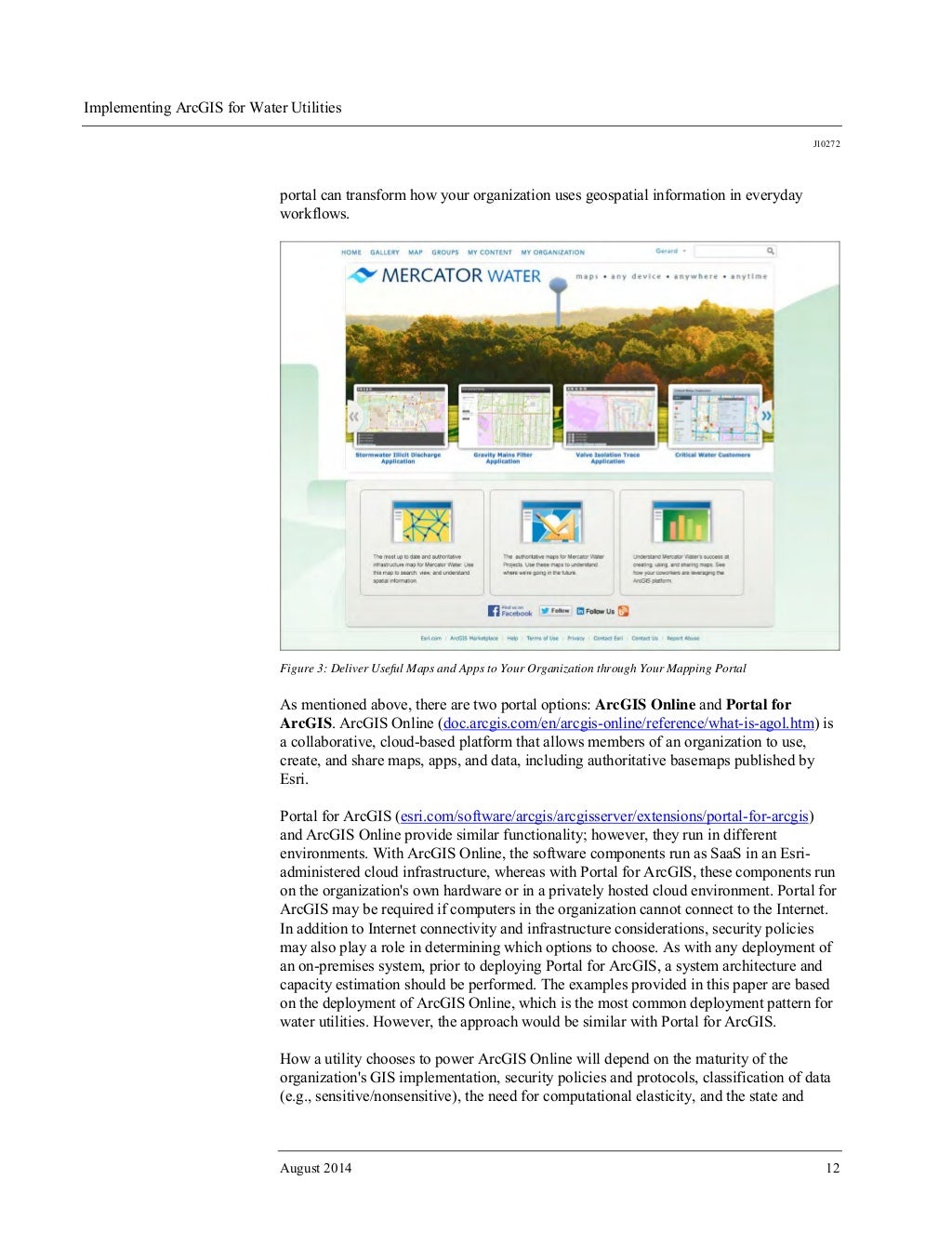 Implementing ArcGIS for Water Utilities