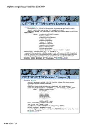 Implementing S1000D in the Real World