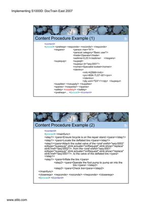 Implementing S1000D in the Real World