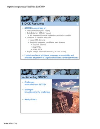 Implementing S1000D in the Real World