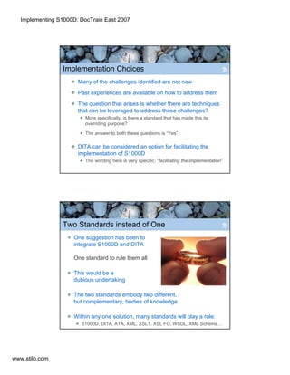 Implementing S1000D in the Real World