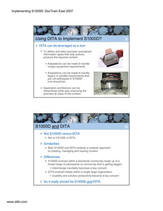 Implementing S1000D in the Real World