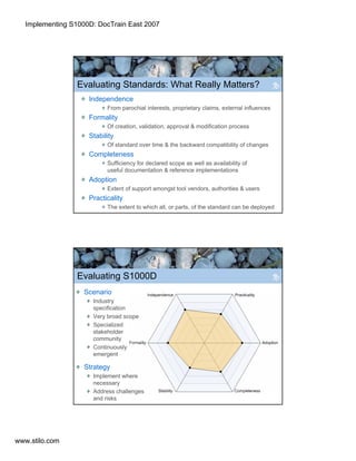 Implementing S1000D in the Real World