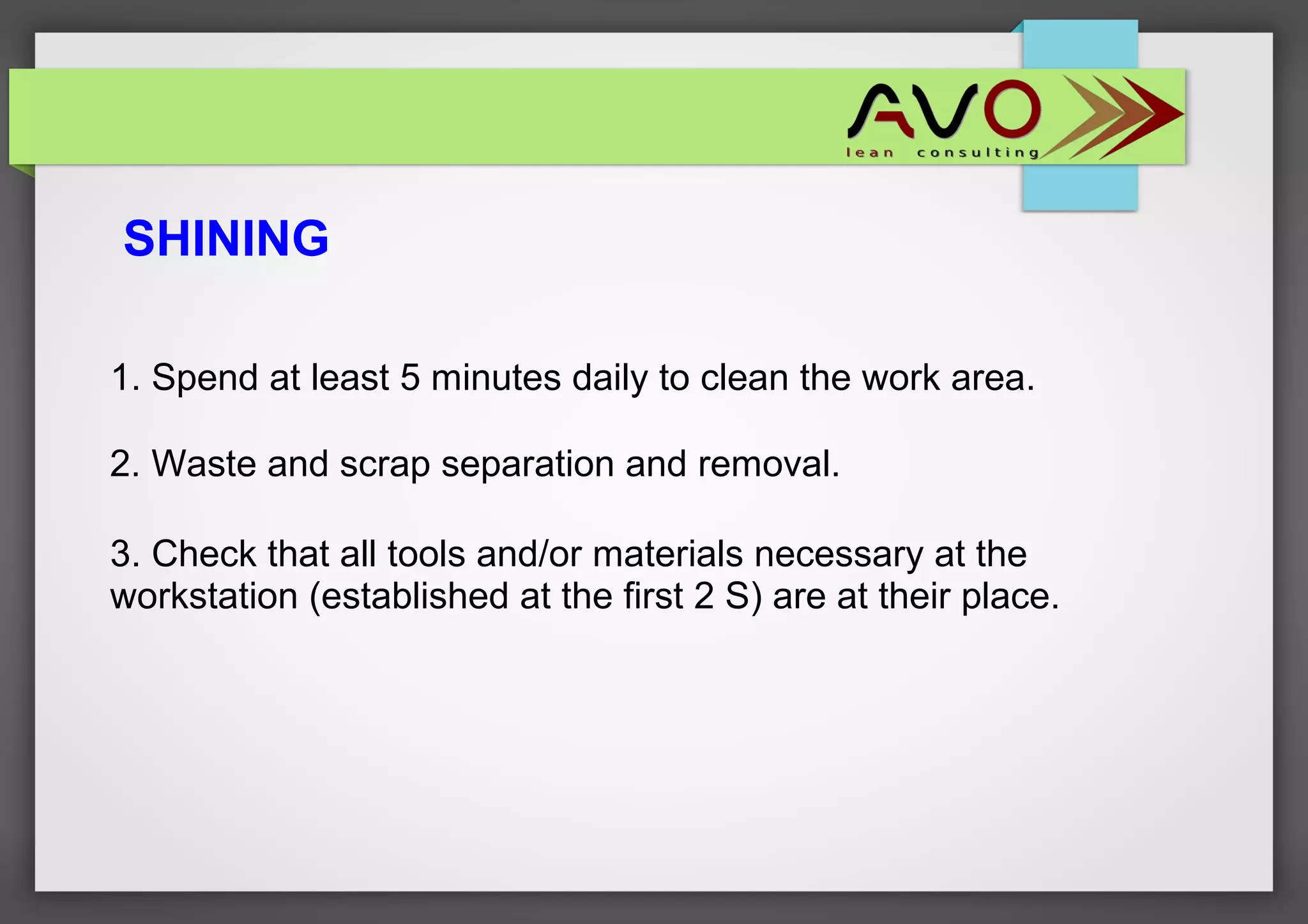 5S Implementation - The first step to continuous improvement | PPT