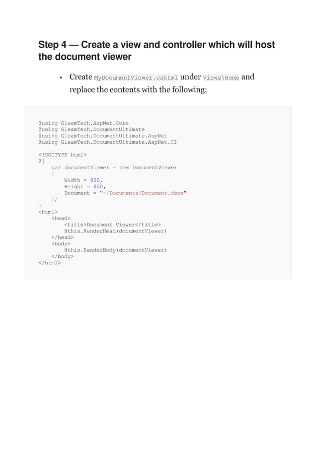 Implementing a document viewer in asp net core 8 0 pdf free download