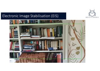 Electronic Image Stabilisation (EIS)
 