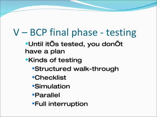 Implementing Business Continuity With The Bs25999 Standard By Dennis | PPT