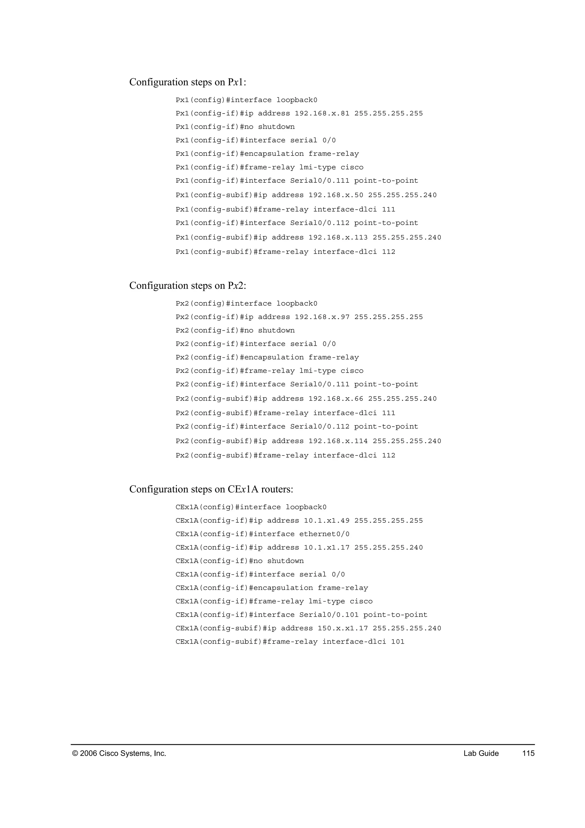 Implementing cisco mpls