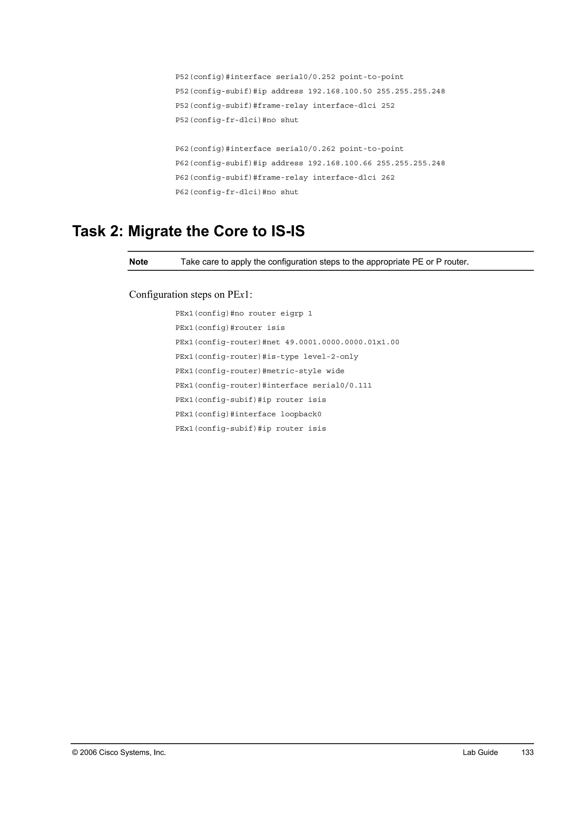 Implementing cisco mpls