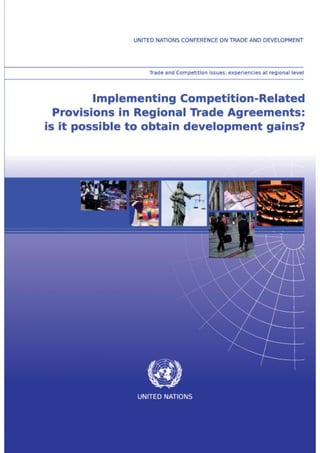 Implementing Competition Related Provisions in Regional Trade Agreements