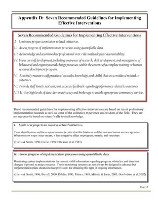 Implementing ebp in community corrections the principles of effective ...