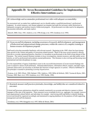 Implementing ebp in community corrections the principles of effective ...