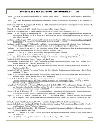 Implementing ebp in community corrections the principles of effective ...