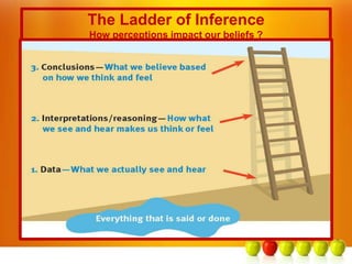 The Ladder of Inference
How perceptions impact our beliefs ?
 