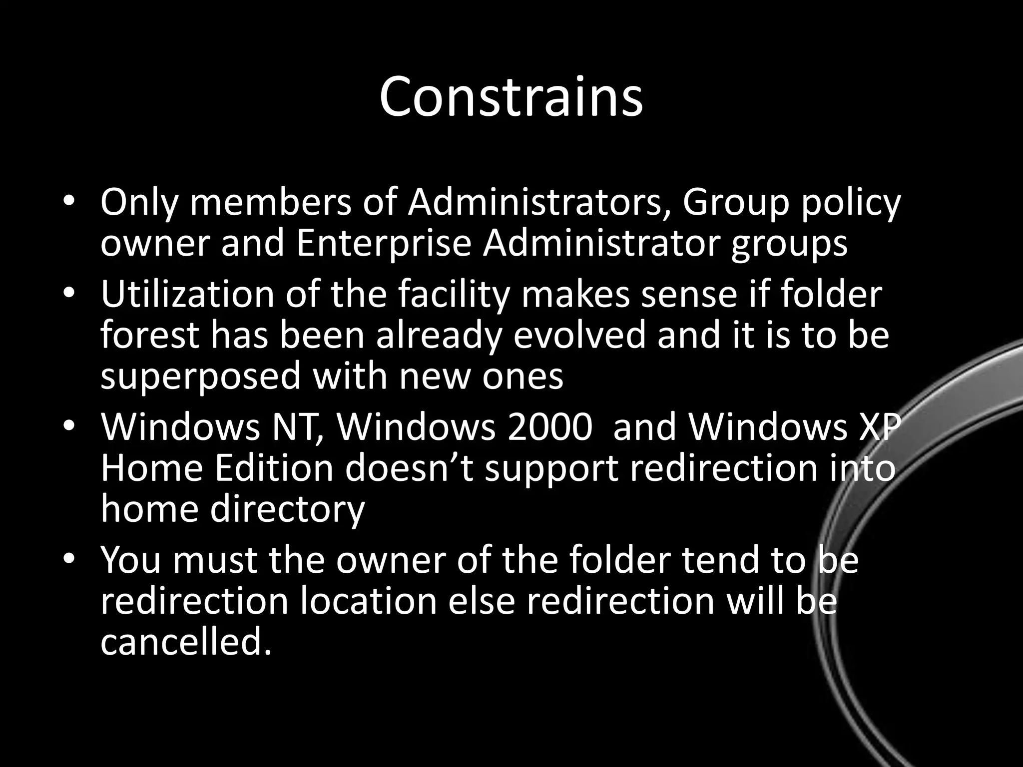 Implementing Folder Redirection In Active Directory