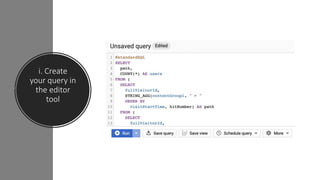 Implementing google big query automation using google analytics data | PPTX