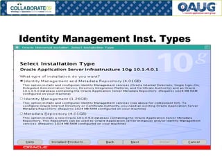 Identity Management Inst. Types 