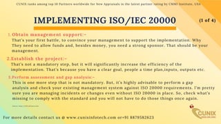 Process of Implementing ISO 20000
