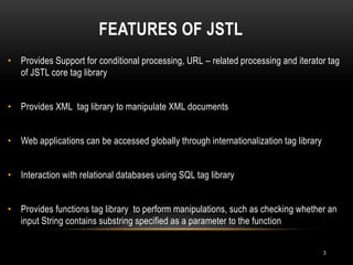 Implementing java server pages standard tag library v2 | PPT