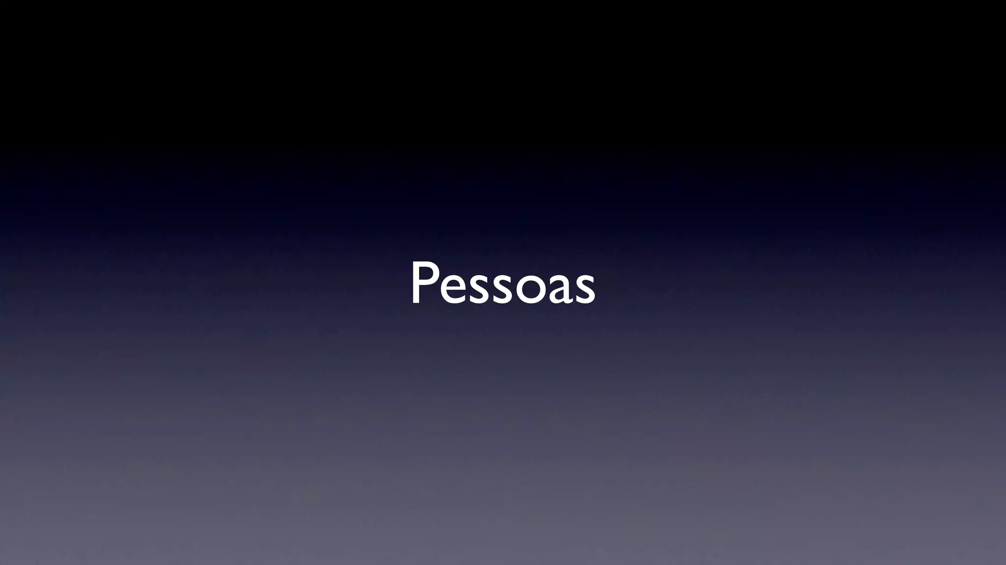 Pessoas
 