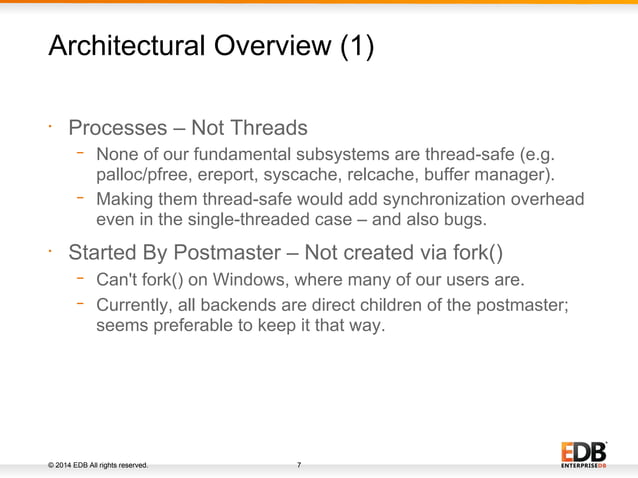 Implementing Parallelism in PostgreSQL - PGCon 2014 | PDF | Databases ...