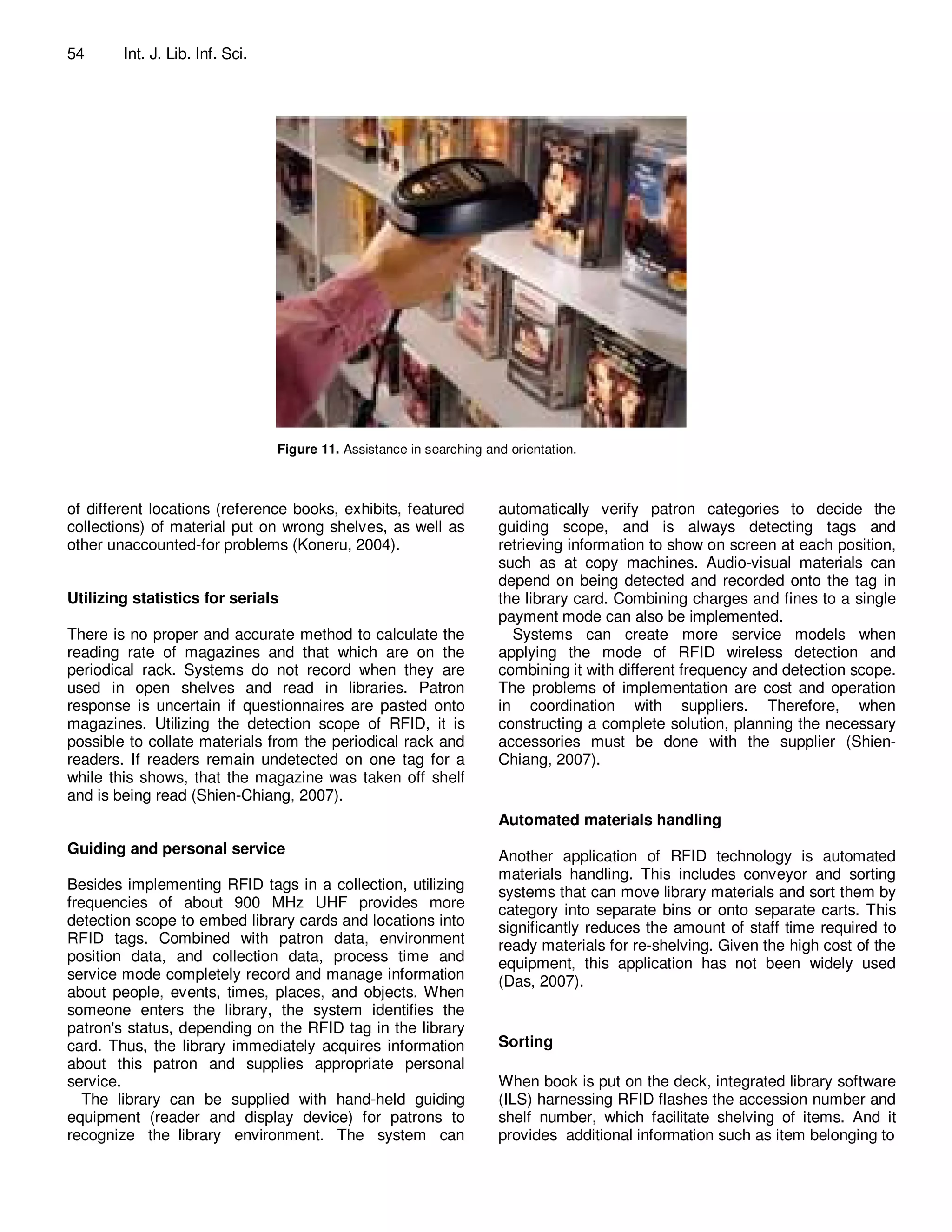 Implementing radio frequency identification technology in libraries ...