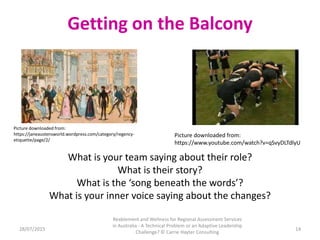 Picture downloaded from:
https://janeaustensworld.wordpress.com/category/regency-
etiquette/page/2/
Getting on the Balcony...