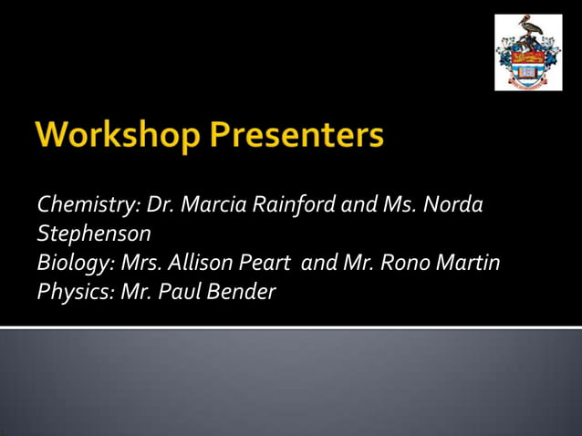 Implementing Science Investigations for the CSEC SBA | PPTX