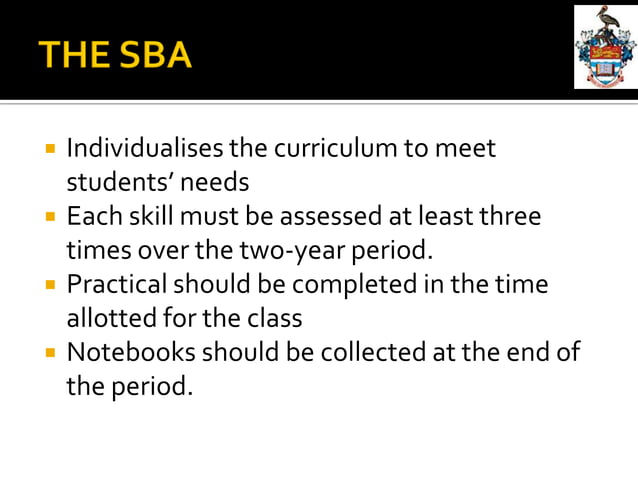 Implementing Science Investigations for the CSEC SBA | PPTX