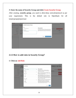 Implementing security groups in open stack | PDF | Cloud Computing ...