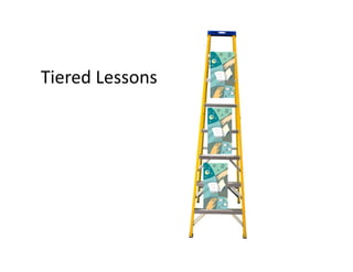Tiered	
  Lessons	
  
 