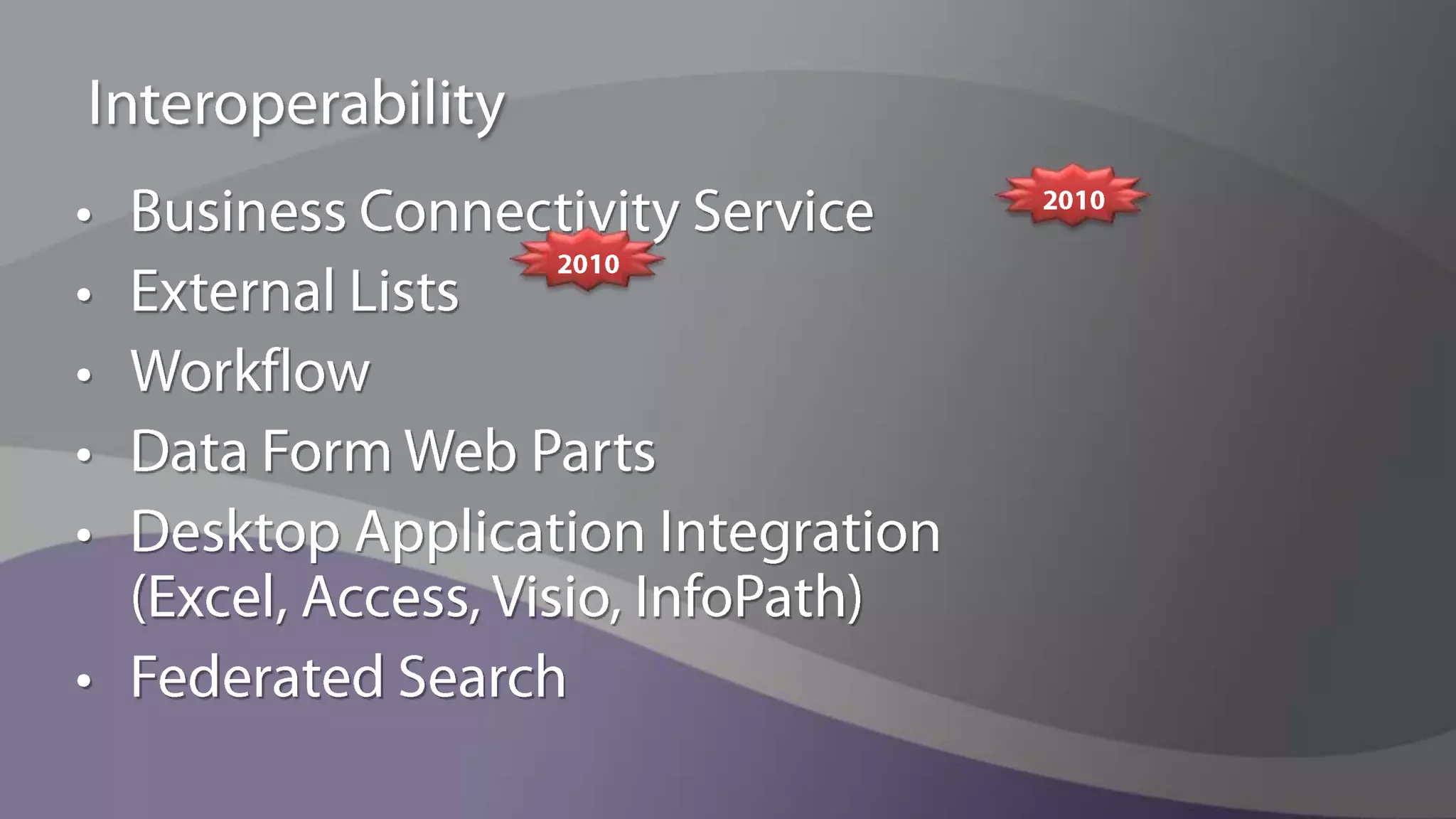 Physical Topology ConsiderationsScaleScale-up vs. Scale-out  approach influences physical topologyLink Latency Host Services close to Users and ContentDirectory ArchitectureHost Services close to Directory for better auth, profile sync etc.