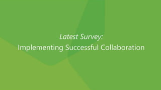 Latest Survey:
Implementing Successful Collaboration
 