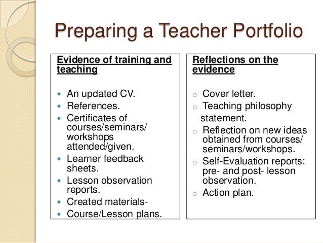 teacher portfolio cover template
