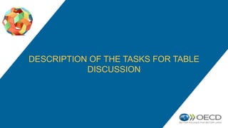 DESCRIPTION OF THE TASKS FOR TABLE
DISCUSSION
 