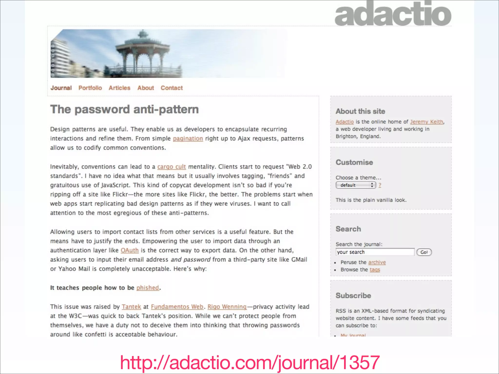 Implementing The Social Web - Fowa Miami 2009